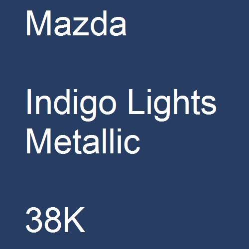 Mazda, Indigo Lights Metallic, 38K.